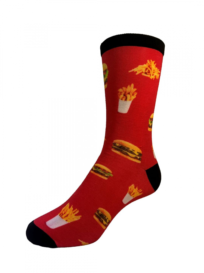 Hamburger Printed Socks
