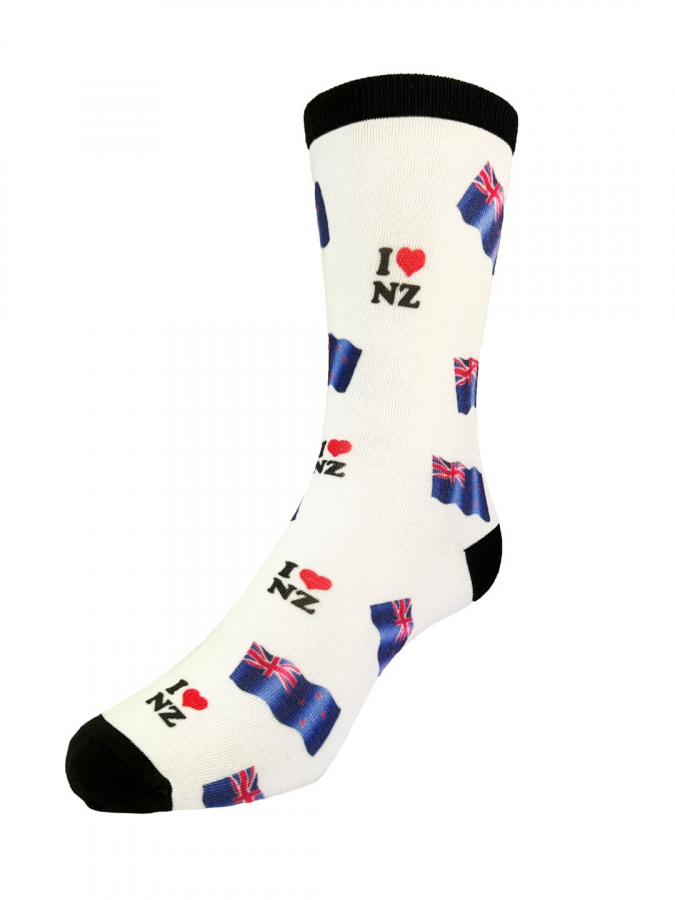 I Love NZ Printed Socks