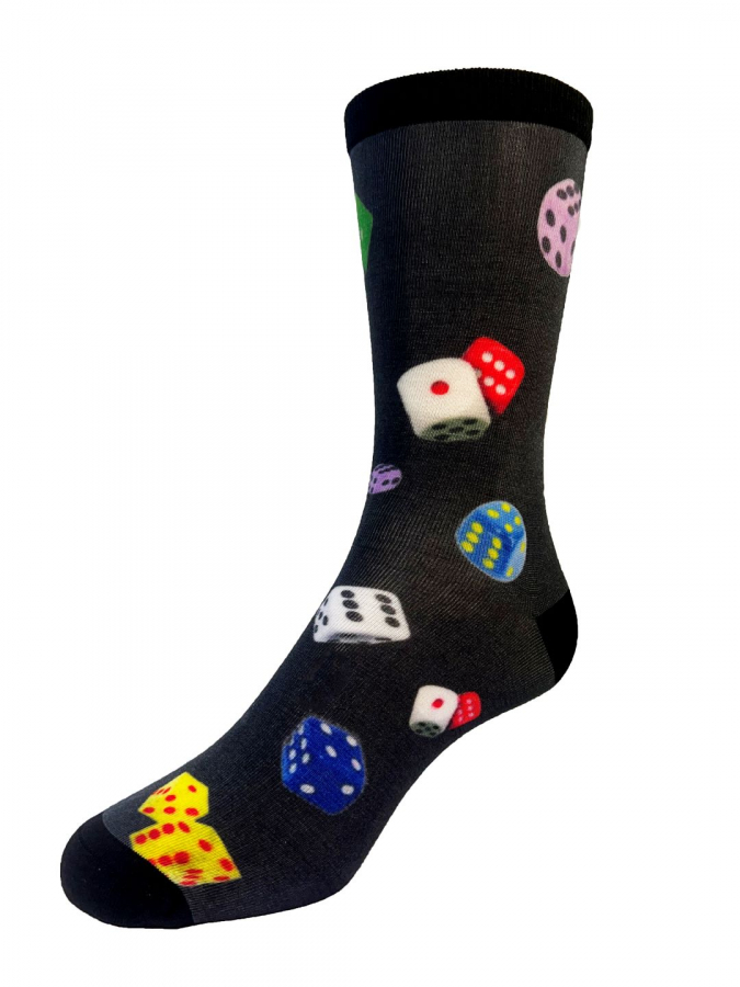 Dice Printed Socks