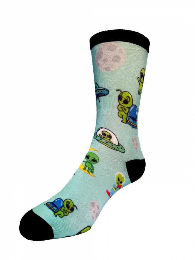 Alien Printed Socks