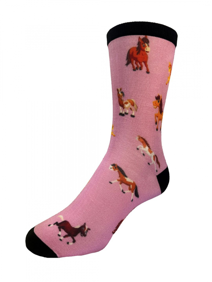 Horses Printed Socks
