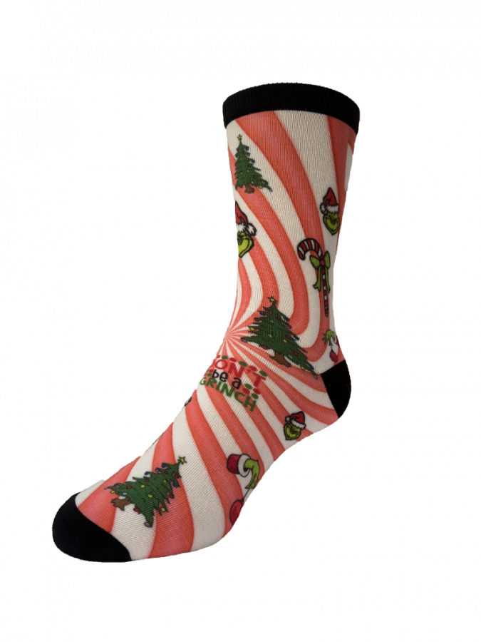 Christmas Grinch Printed Socks