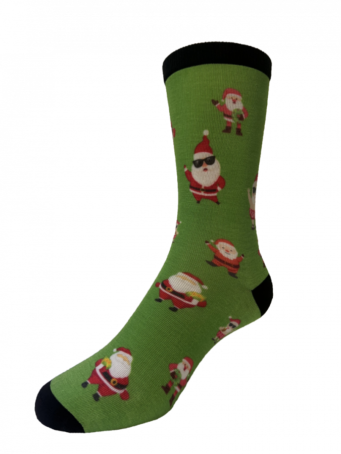 Christmas Santa Printed Socks